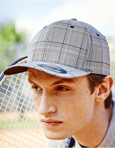 FLE-6196-Flexfit Glen Check Cap